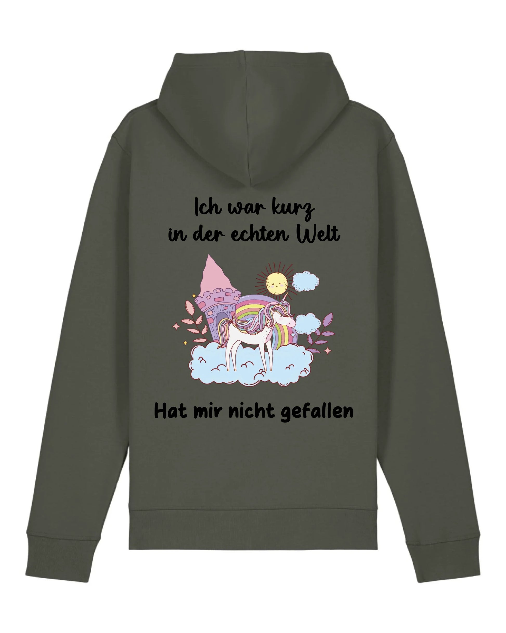Kurz in der echten Welt - Organic Unisex Hoodie (personalisierbar) Drummer 2.0 Hoodie ST ST Khaki