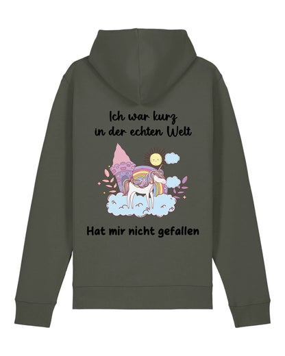 Kurz in der echten Welt - Organic Unisex Hoodie (personalisierbar) Drummer 2.0 Hoodie ST ST Khaki