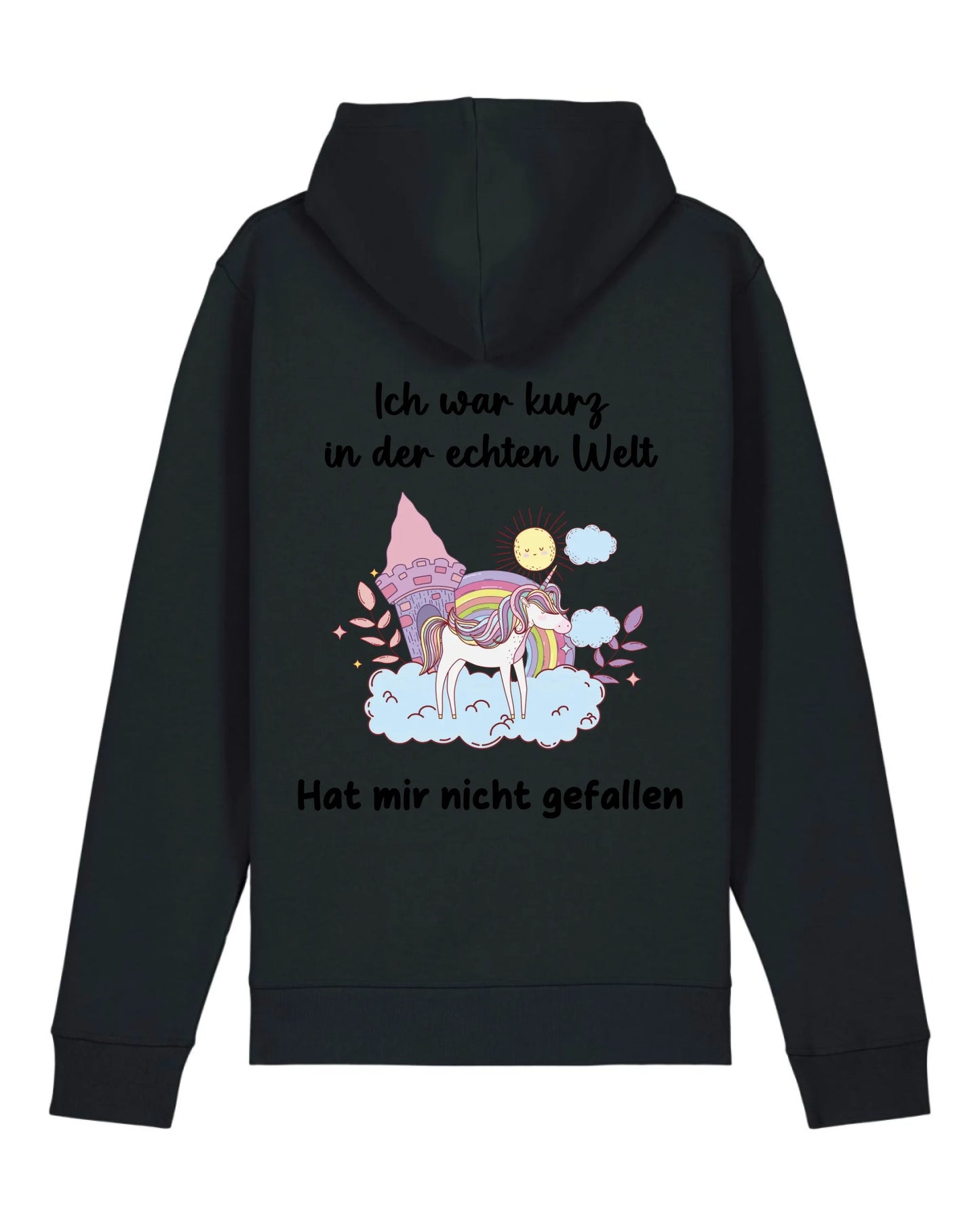 Kurz in der echten Welt - Organic Unisex Hoodie (personalisierbar) Drummer 2.0 Hoodie ST ST Black