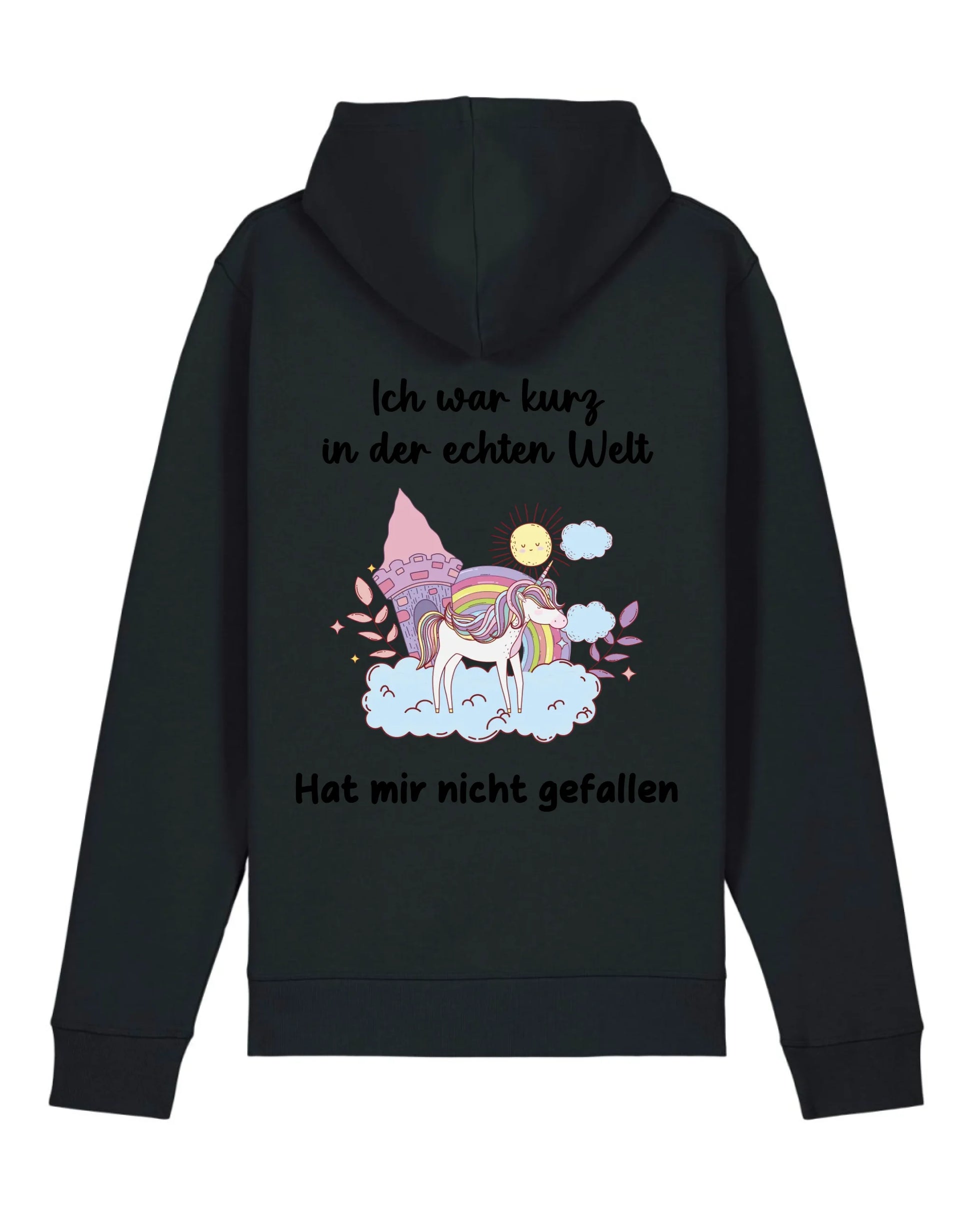 Kurz in der echten Welt - Organic Unisex Hoodie (personalisierbar) Drummer 2.0 Hoodie ST ST Black