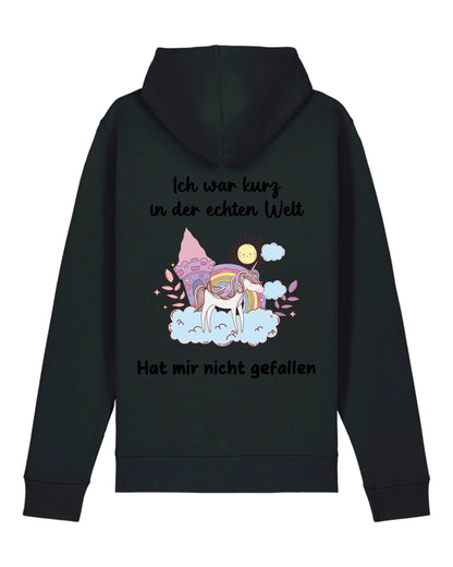 Kurz in der echten Welt - Organic Unisex Hoodie (personalisierbar) Drummer 2.0 Hoodie ST ST Black