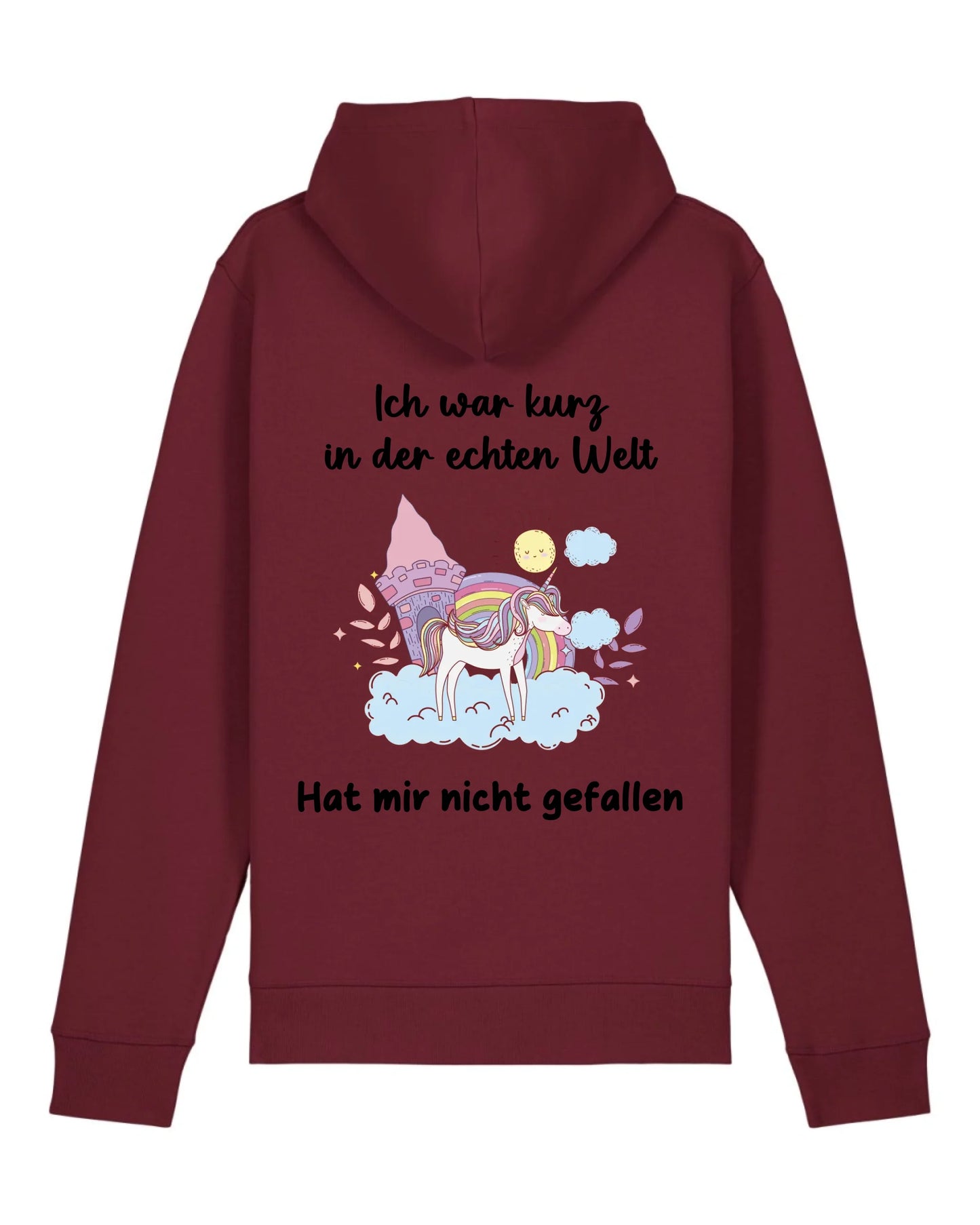 Kurz in der echten Welt - Organic Unisex Hoodie (personalisierbar) Drummer 2.0 Hoodie ST ST Burgundy