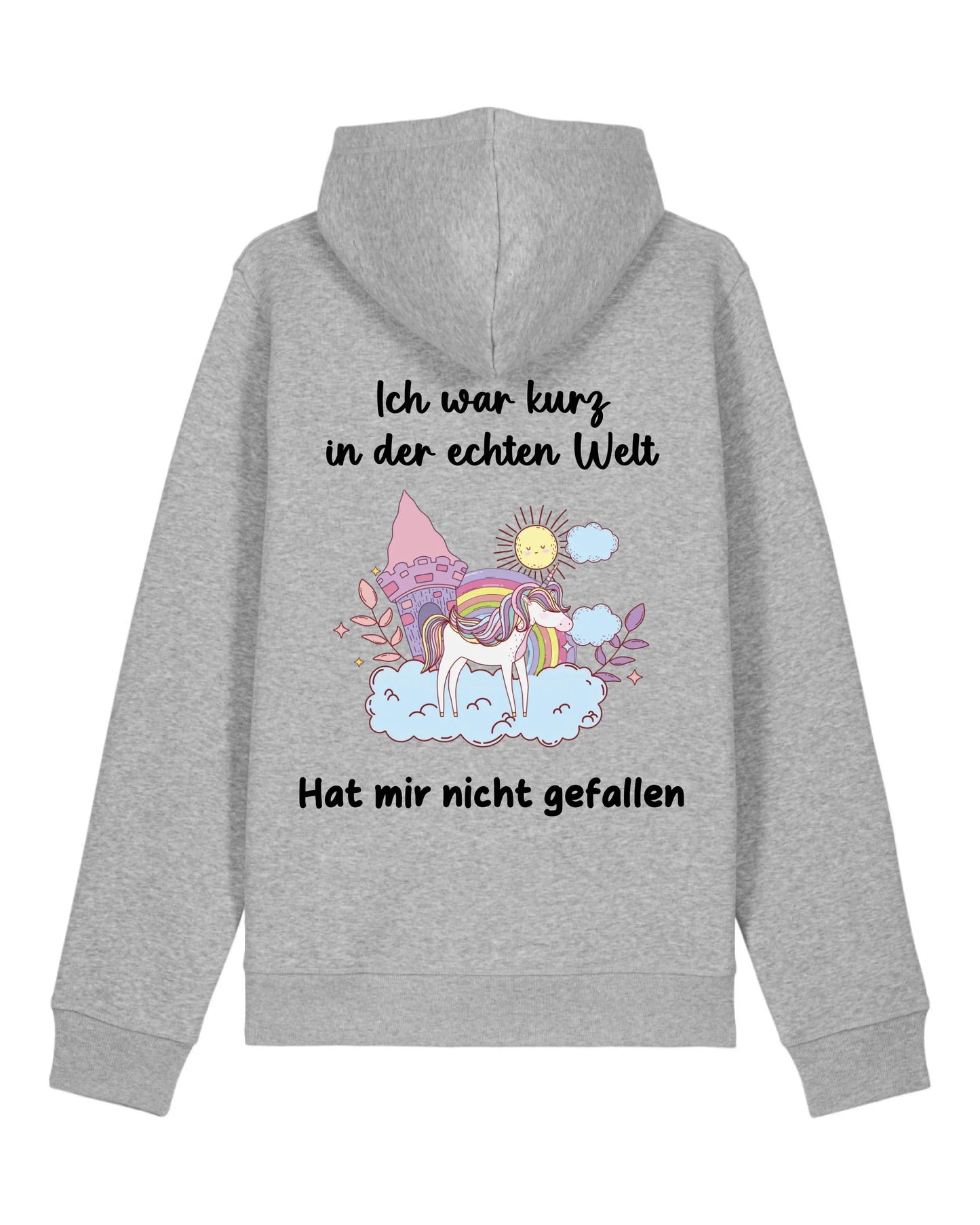Kurz in der echten Welt - Organic Unisex Hoodie (personalisierbar) Drummer 2.0 Hoodie ST ST Heather-Grey