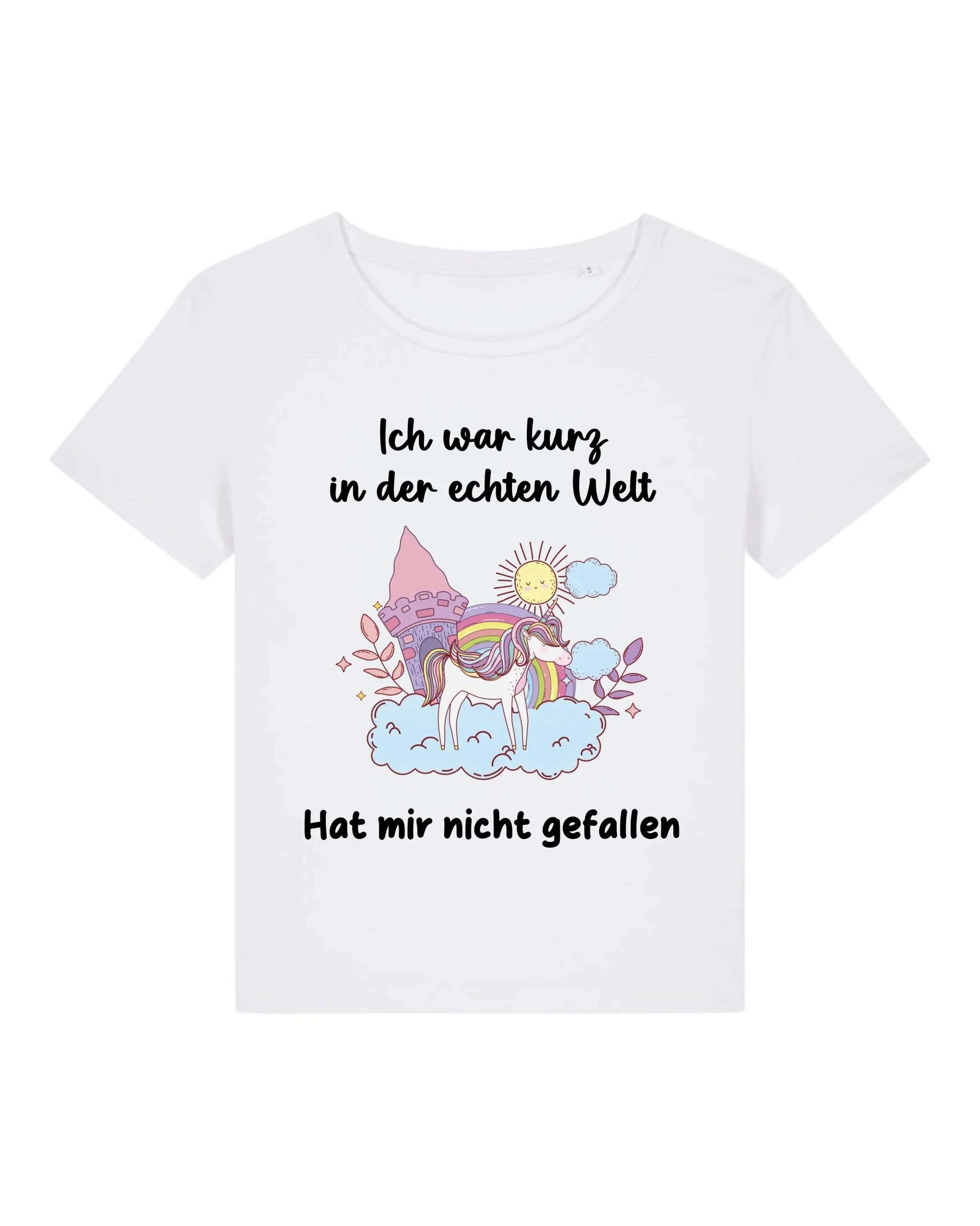 Kurz in der echten Welt - Organic Women's Shirt (personalisierbar) Serena T-Shirt ST ST