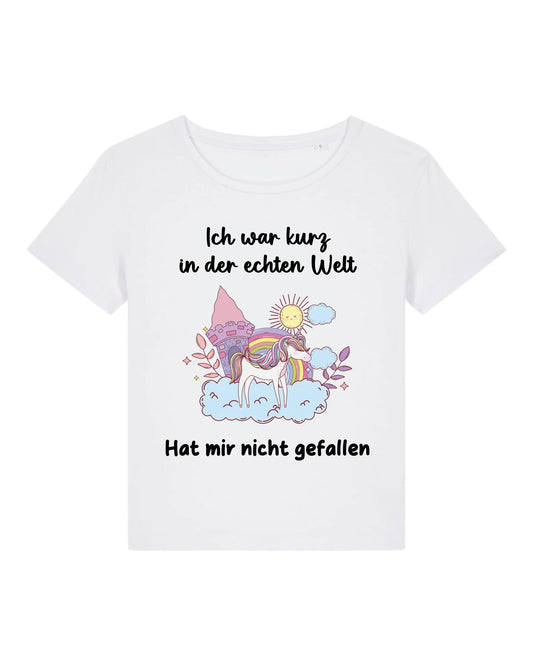 Kurz in der echten Welt - Organic Women's Shirt (personalisierbar) Serena T-Shirt ST ST