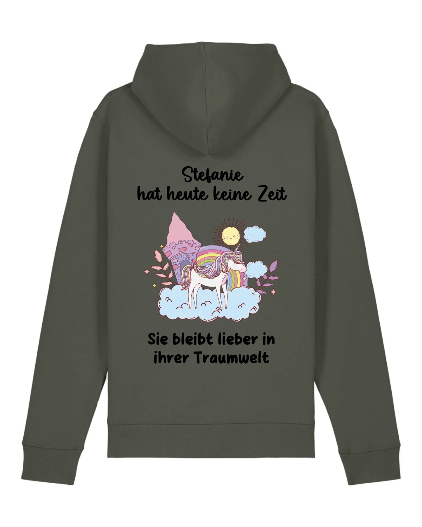 Traumwelt - Organic Unisex Hoodie (personalisierbar) Drummer 2.0 Hoodie ST ST Khaki