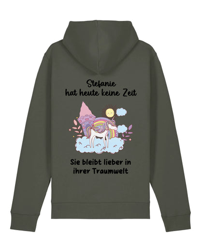 Traumwelt - Organic Unisex Hoodie (personalisierbar) Drummer 2.0 Hoodie ST ST Khaki