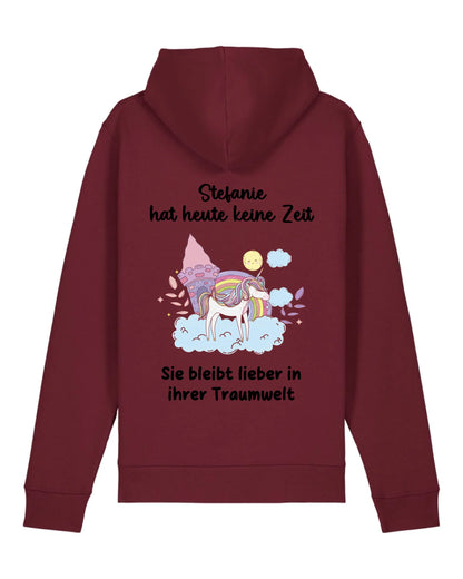 Traumwelt - Organic Unisex Hoodie (personalisierbar) Drummer 2.0 Hoodie ST ST Burgundy