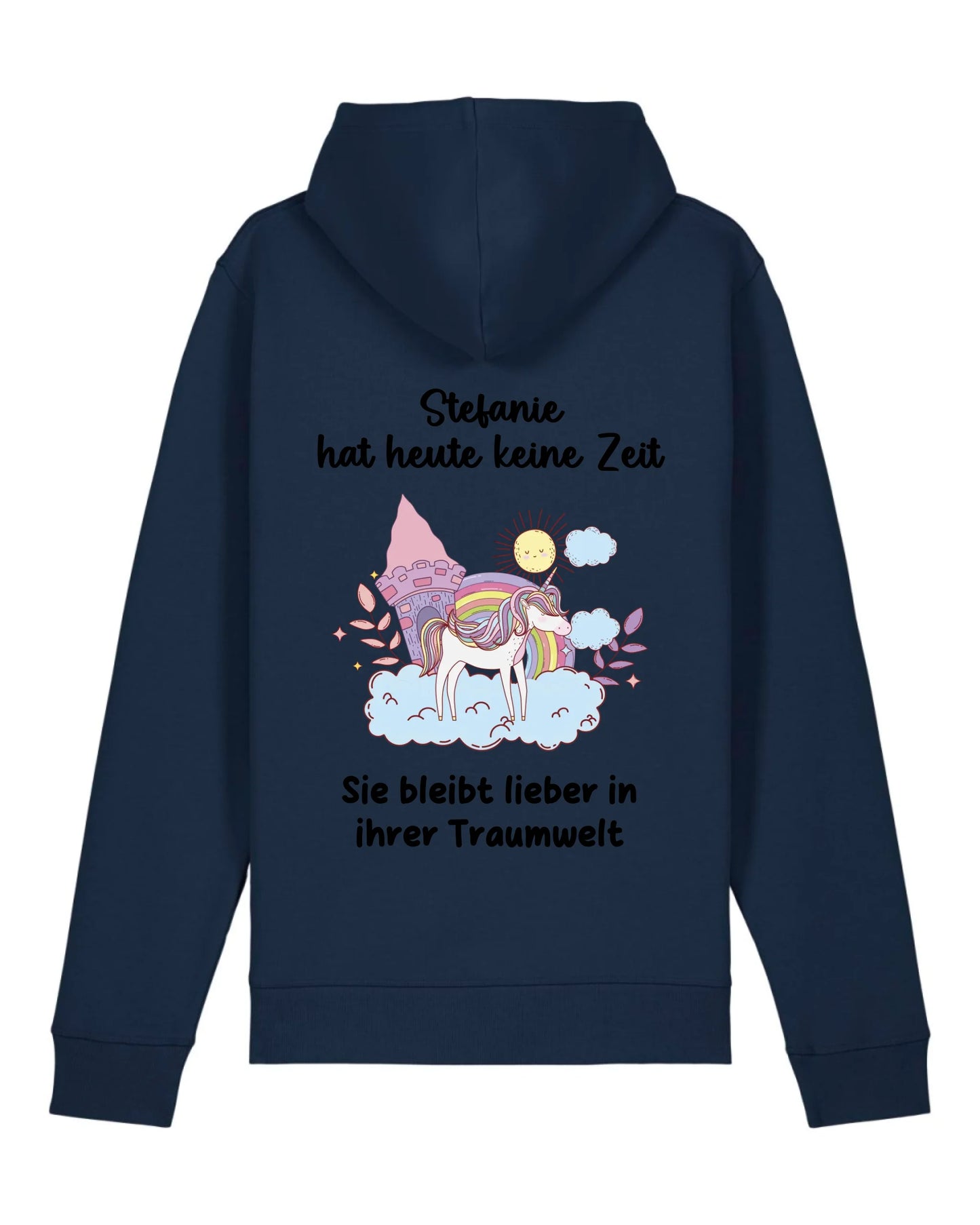Traumwelt - Organic Unisex Hoodie (personalisierbar) Drummer 2.0 Hoodie ST ST French-Navy