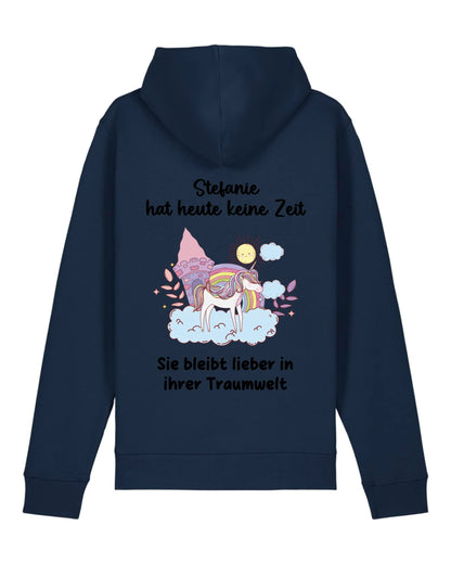 Traumwelt - Organic Unisex Hoodie (personalisierbar) Drummer 2.0 Hoodie ST ST French-Navy