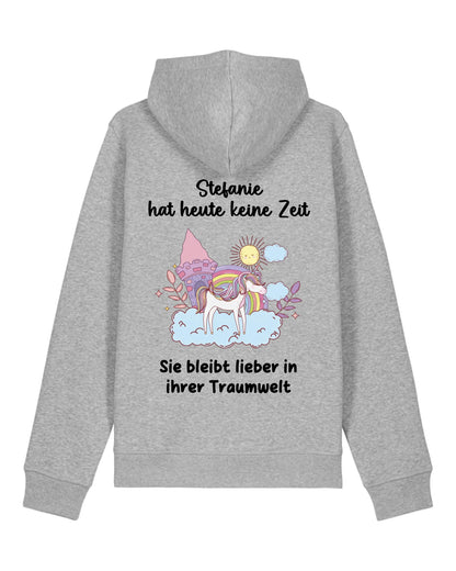 Traumwelt - Organic Unisex Hoodie (personalisierbar) Drummer 2.0 Hoodie ST ST Heather-Grey