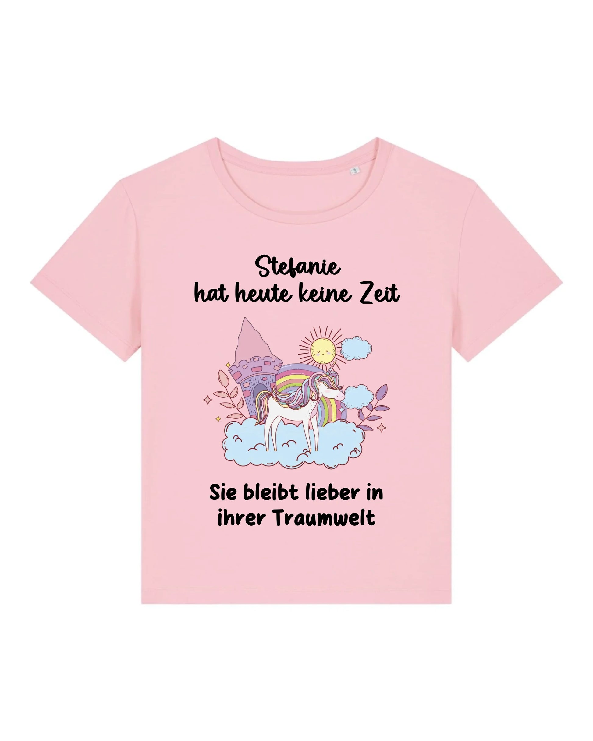 Traumwelt - Organic Women's Shirt (personalisierbar) Serena T-Shirt ST ST Cotton-Pink