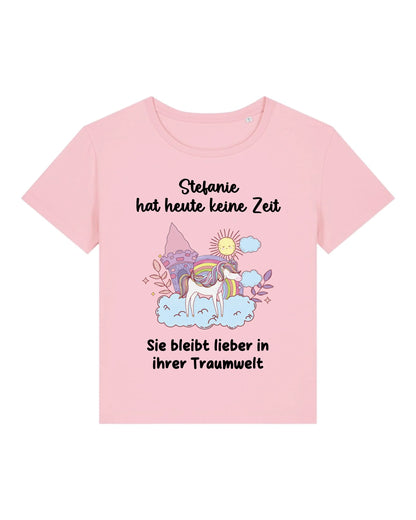 Traumwelt - Organic Women's Shirt (personalisierbar) Serena T-Shirt ST ST Cotton-Pink