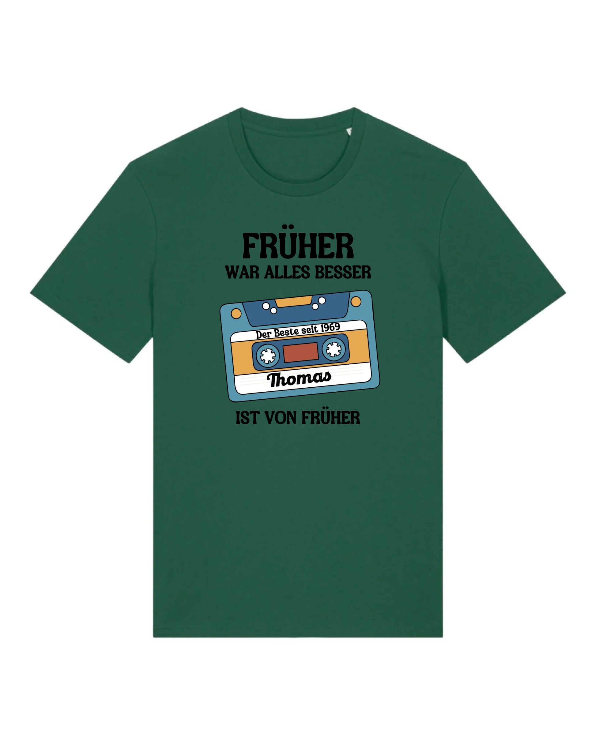 Früher war alles besser - Organic Men's Shirt (personalisierbar)