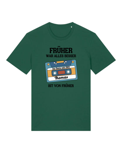 Früher war alles besser - Organic Men's Shirt (personalisierbar)