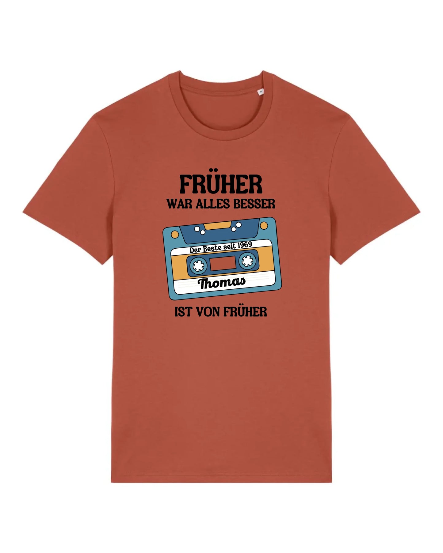 Früher war alles besser - Organic Men's Shirt (personalisierbar) Crafter T-Shirt ST ST Heritage-Brown