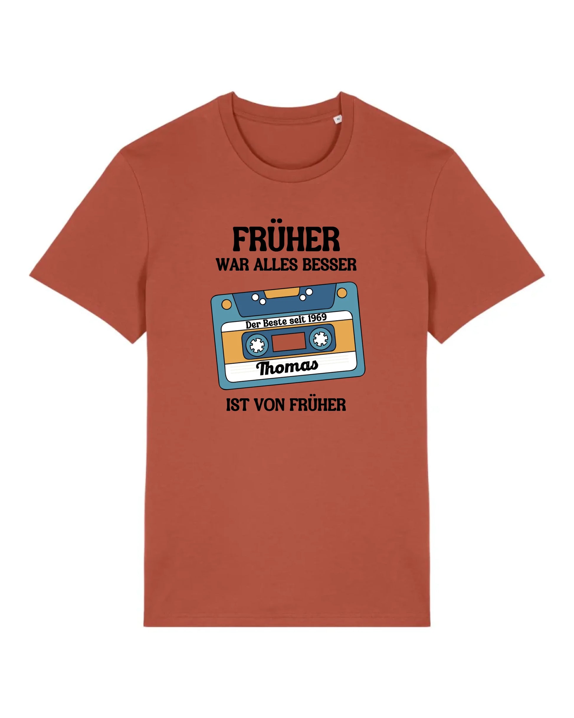 Früher war alles besser - Organic Men's Shirt (personalisierbar) Crafter T-Shirt ST ST Heritage-Brown