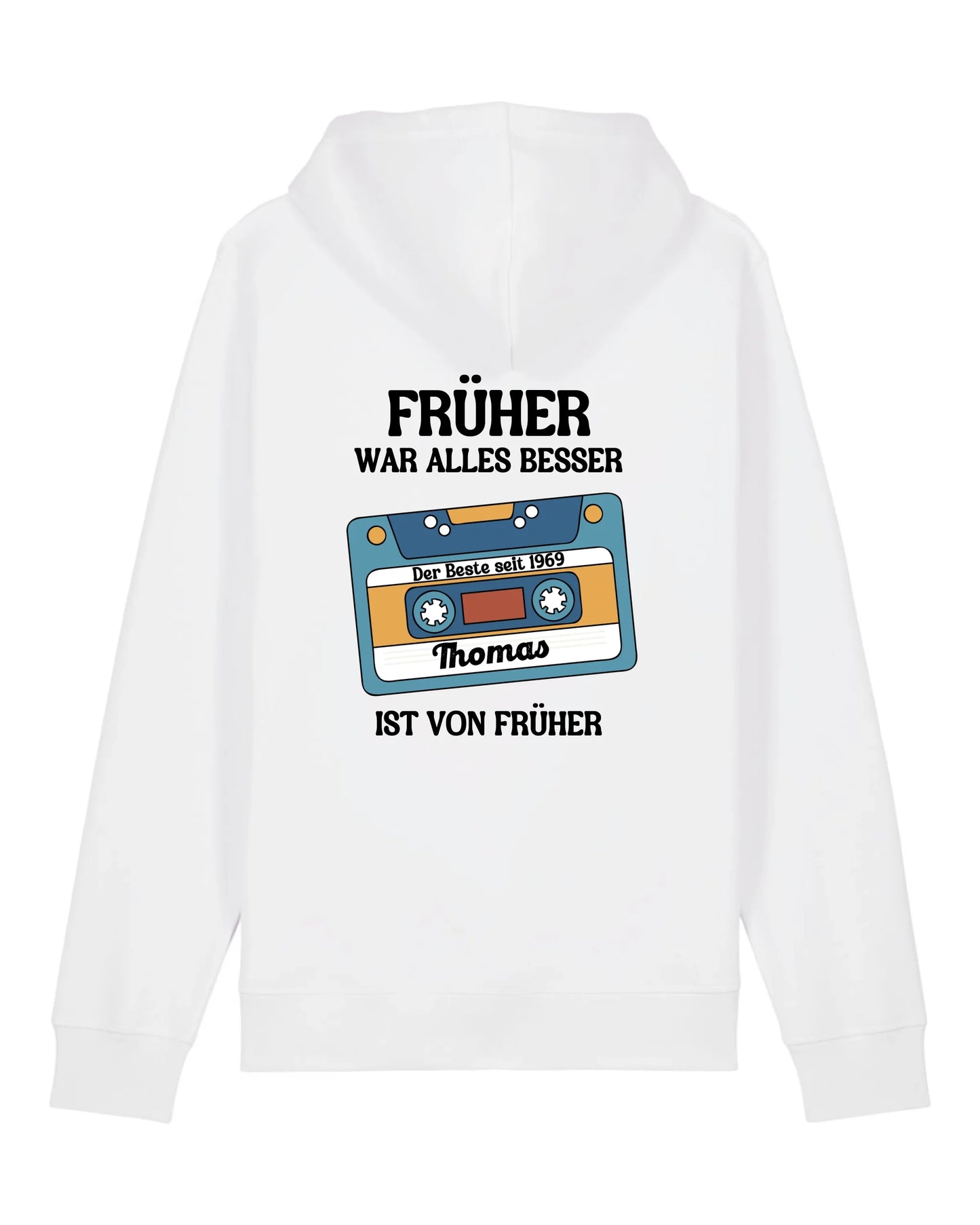 Früher war alles besser - Organic Unisex Hoodie (personalisierbar) Drummer 2.0 Hoodie ST ST