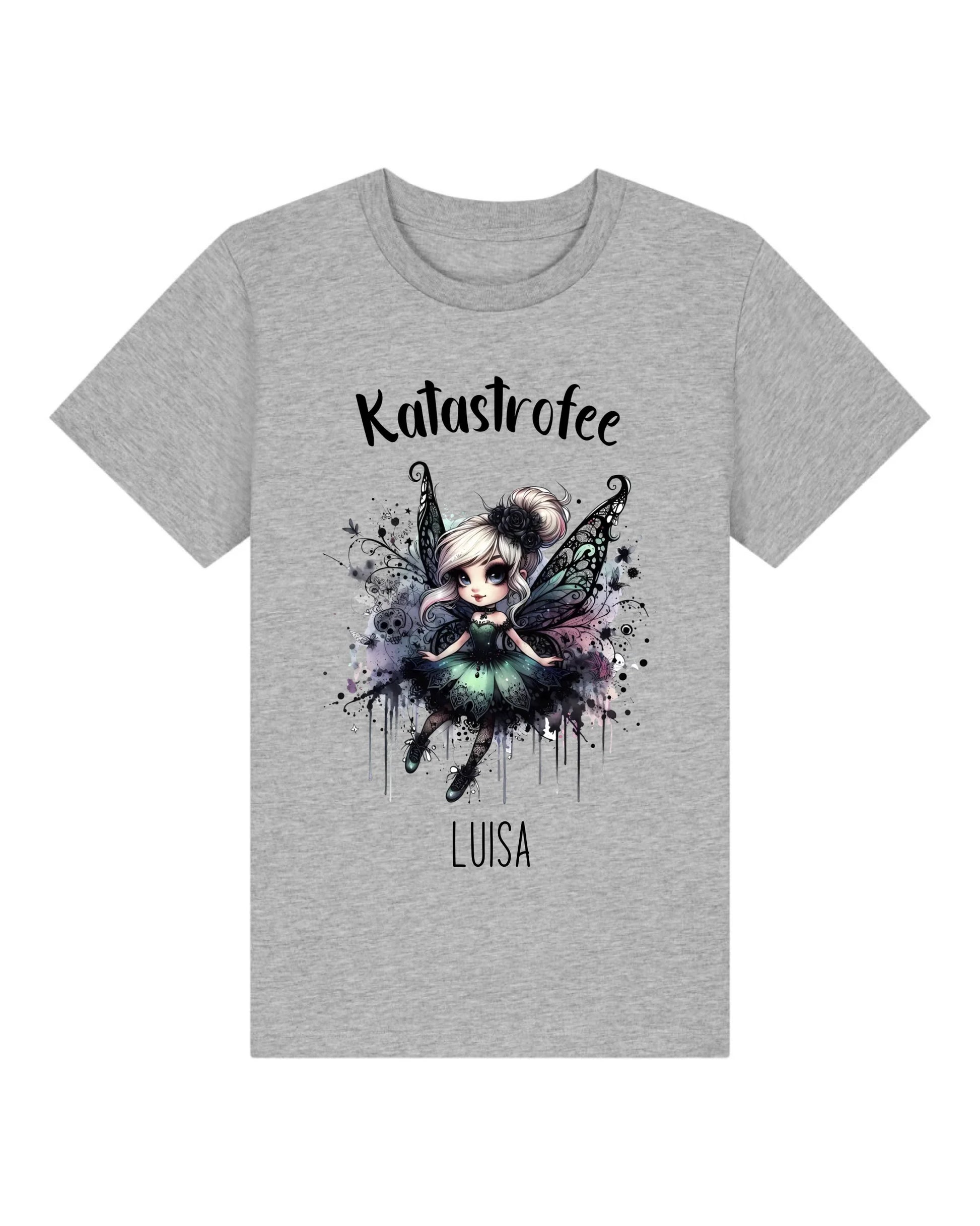 Katastrofee - Organic Kid's Shirt (personalisierbar) Mini Creator T-Shirt ST ST Heather-Grey
