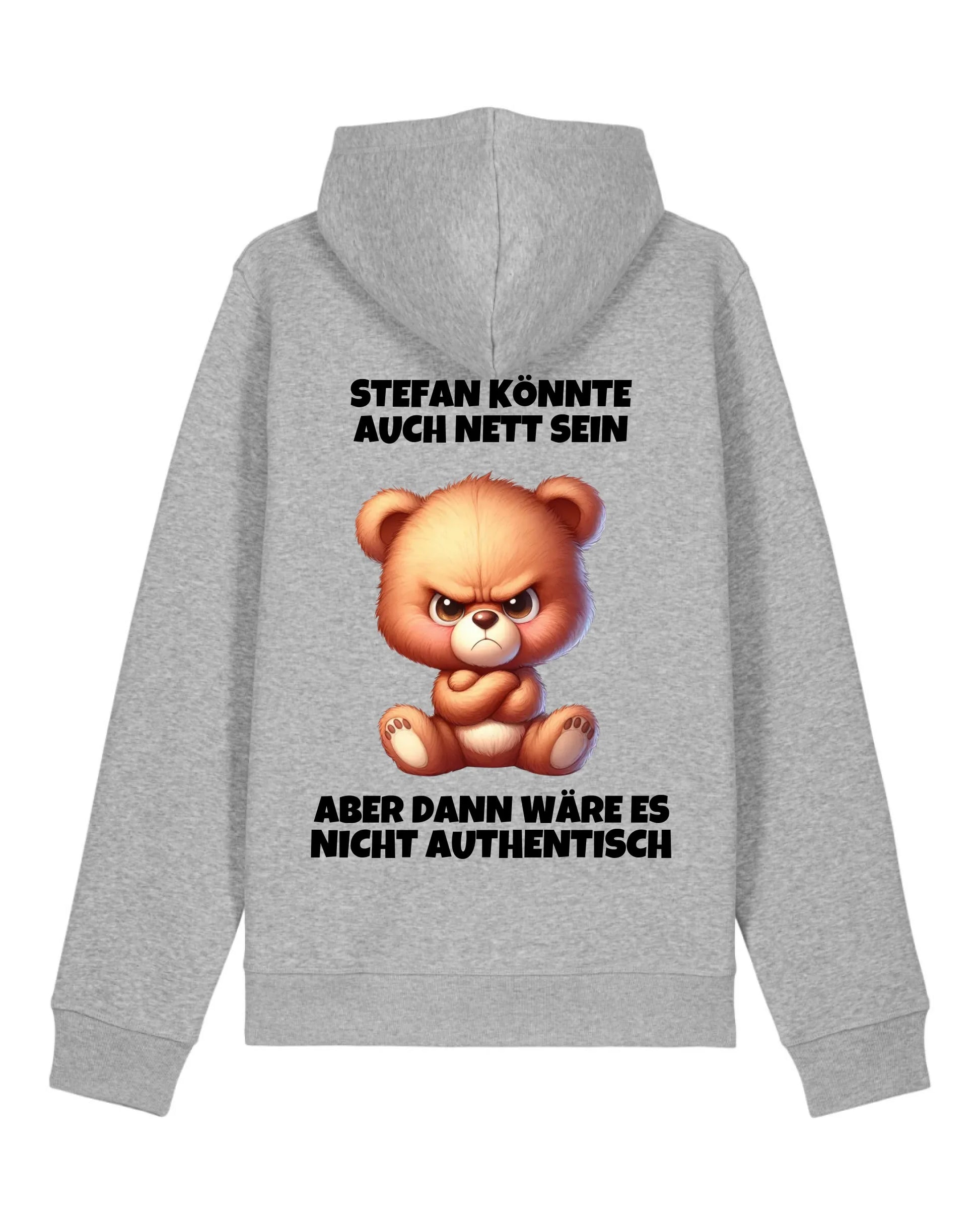 Nicht authentisch - Organic Unisex Hoodie (personalisierbar) Drummer 2.0 Hoodie ST ST Heather-Grey