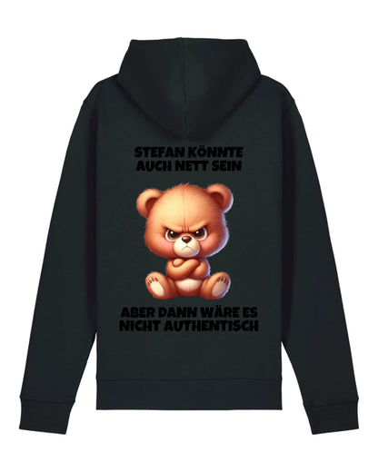 Nicht authentisch - Organic Unisex Hoodie (personalisierbar) Drummer 2.0 Hoodie ST ST Black