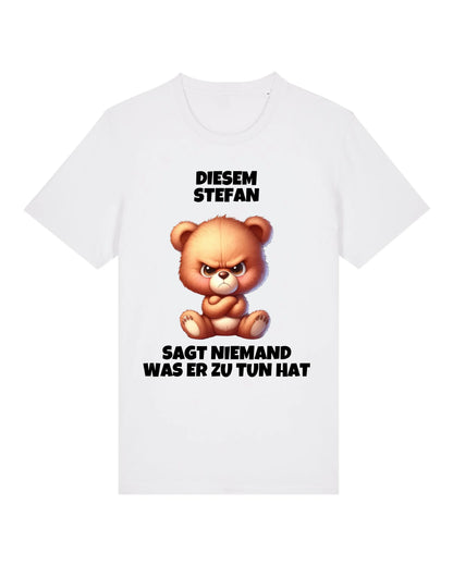 Niemand - Organic Men's Shirt (personalisierbar) Crafter T-Shirt ST ST White