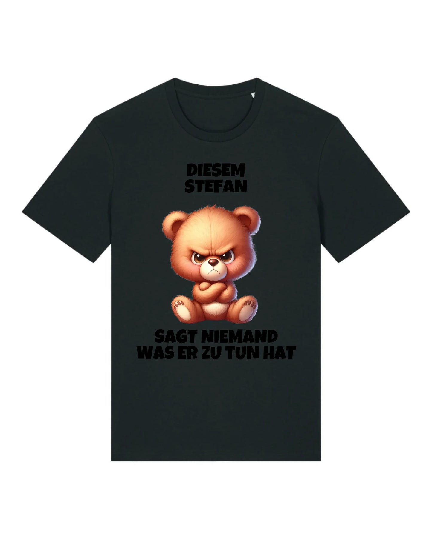 Niemand - Organic Men's Shirt (personalisierbar) Crafter T-Shirt ST ST Black