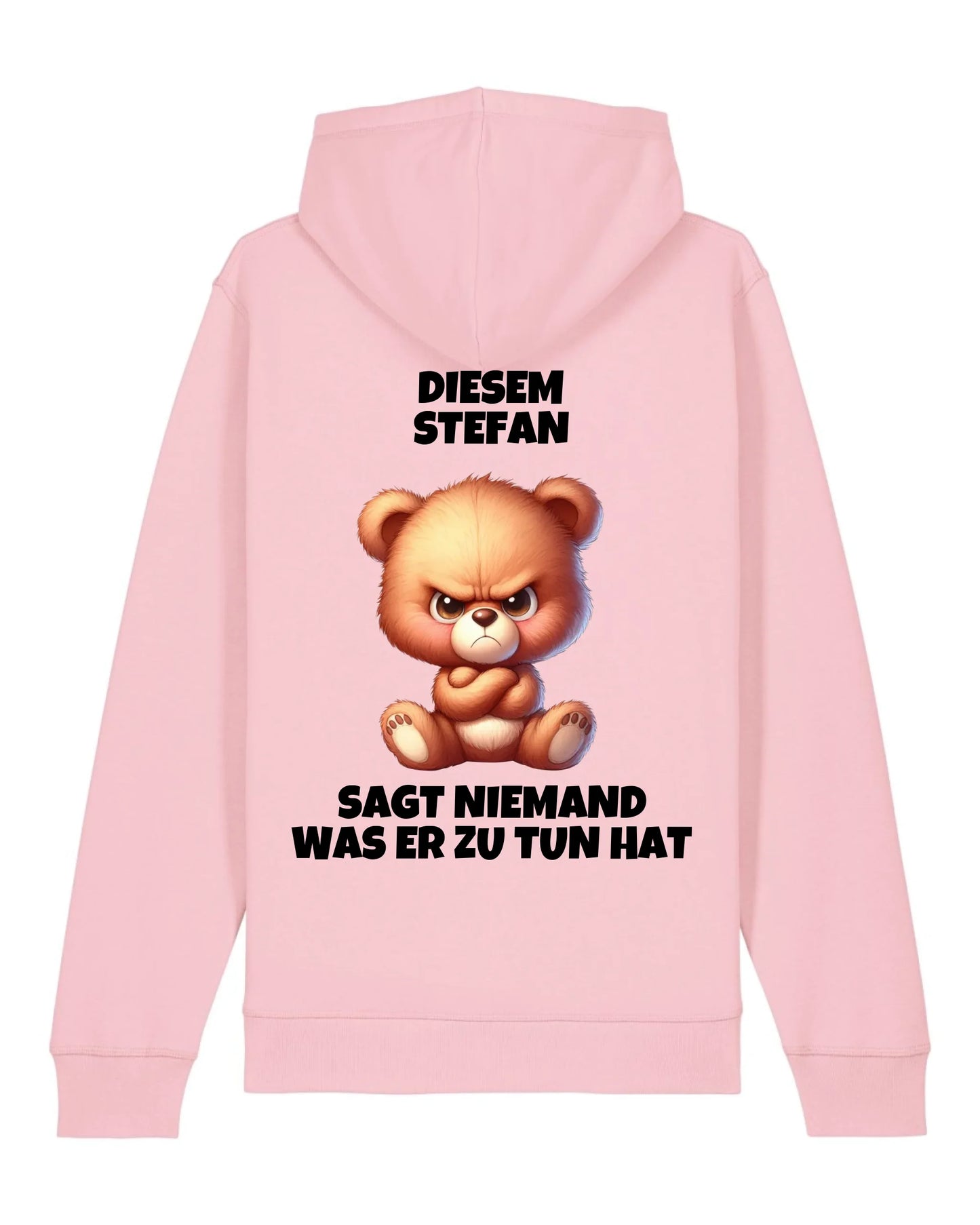 Niemand - Organic Unisex Hoodie (personalisierbar) Drummer 2.0 Hoodie ST ST Cotton-Pink