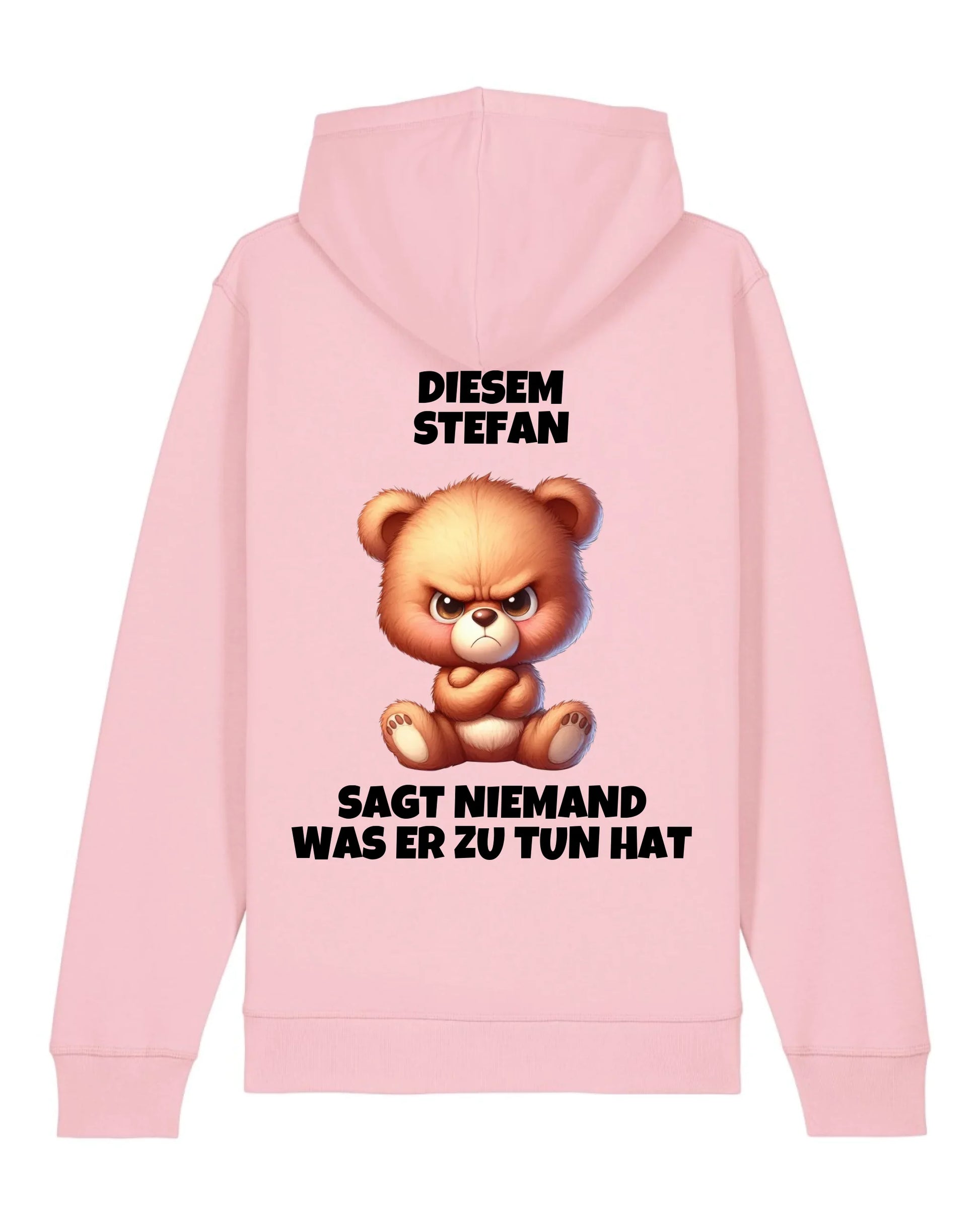 Niemand - Organic Unisex Hoodie (personalisierbar) Drummer 2.0 Hoodie ST ST Cotton-Pink