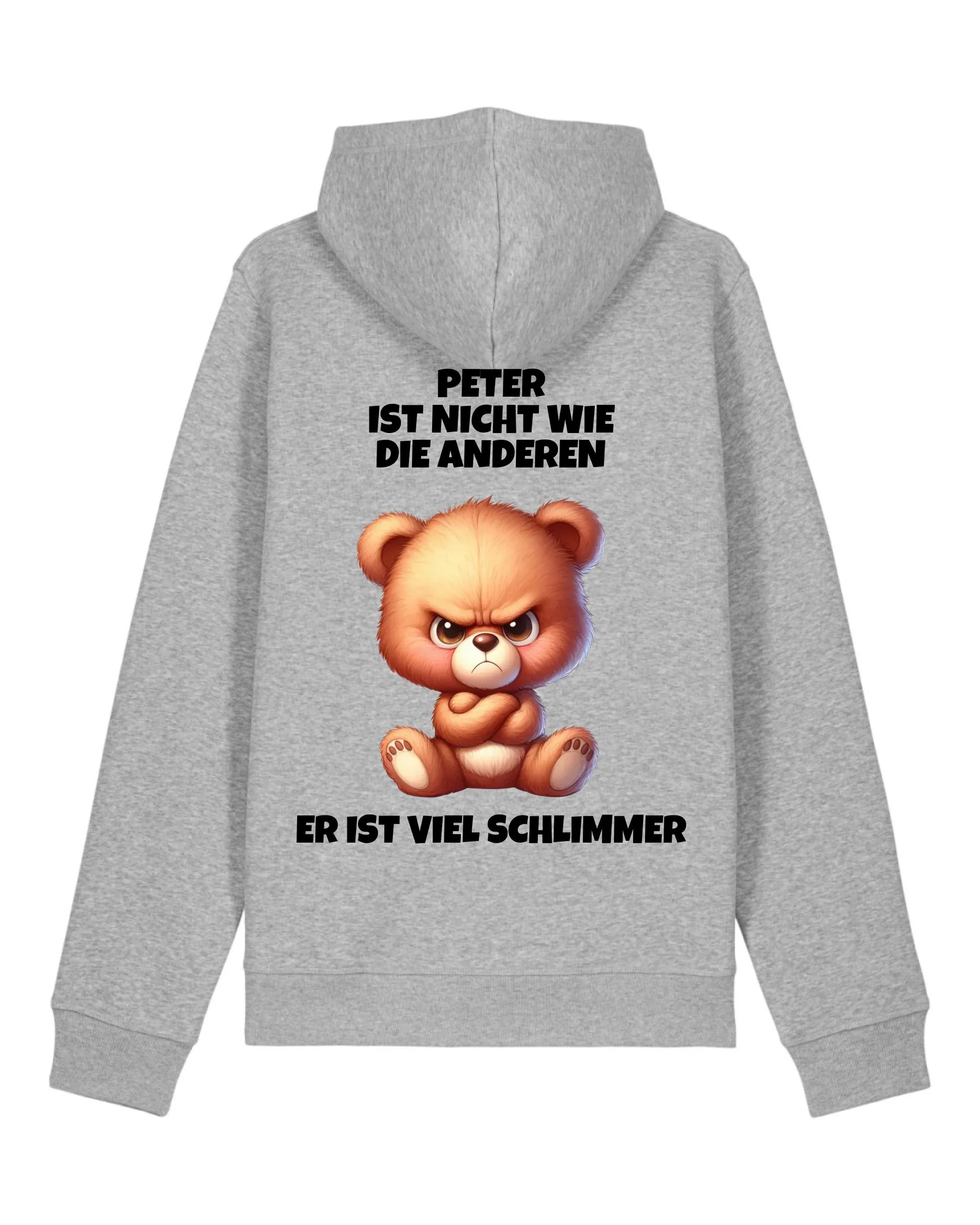 Nicht wie die anderen - Organic Unisex Hoodie (personalisierbar) Drummer 2.0 Hoodie ST ST Heather-Grey