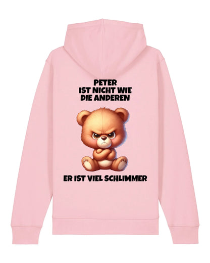 Nicht wie die anderen - Organic Unisex Hoodie (personalisierbar) Drummer 2.0 Hoodie ST ST Cotton-Pink