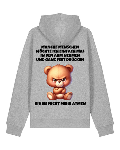 In den Arm nehmen - Organic Unisex Hoodie (personalisierbar) Drummer 2.0 Hoodie ST ST Heather-Grey