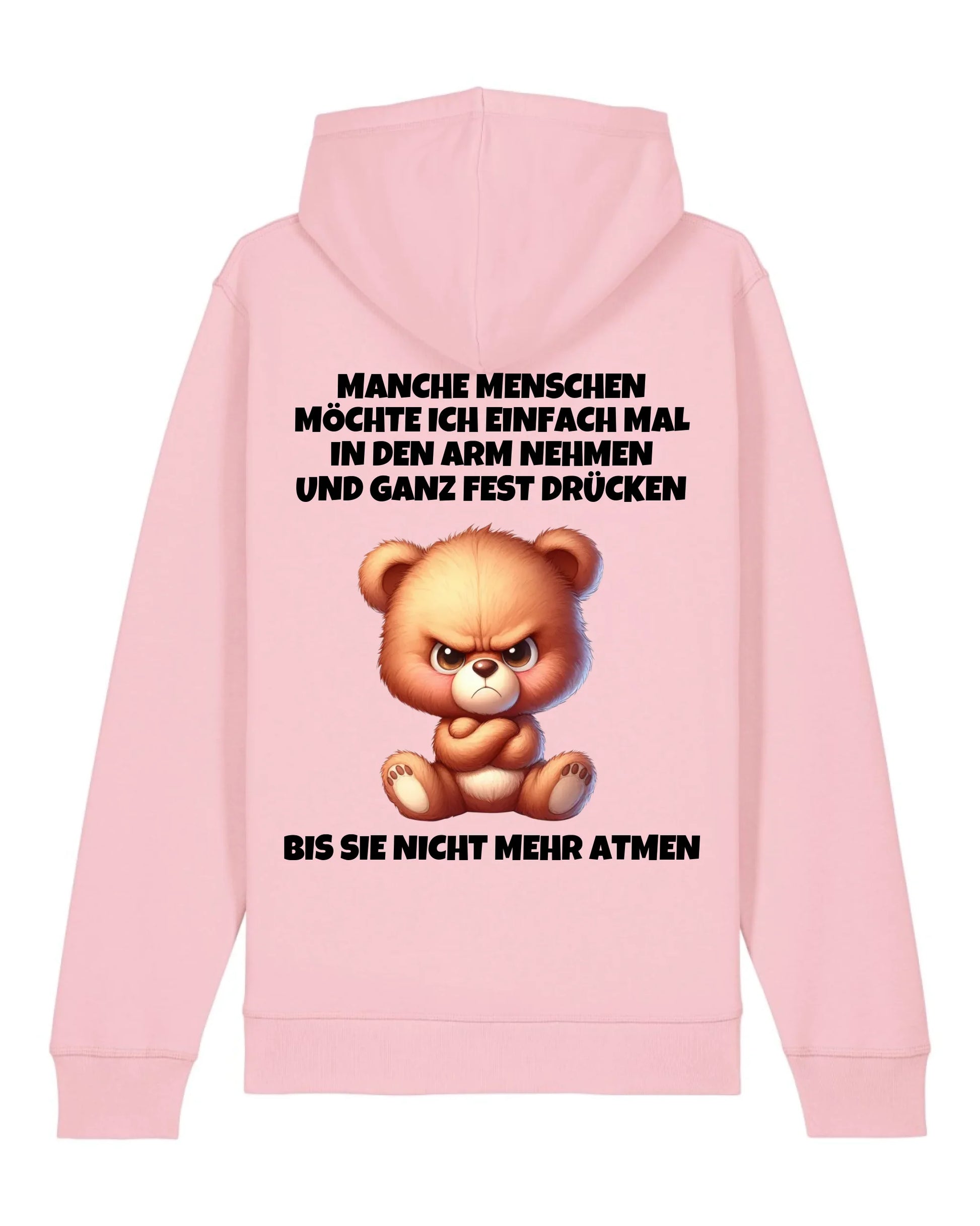 In den Arm nehmen - Organic Unisex Hoodie (personalisierbar) Drummer 2.0 Hoodie ST ST Cotton-Pink