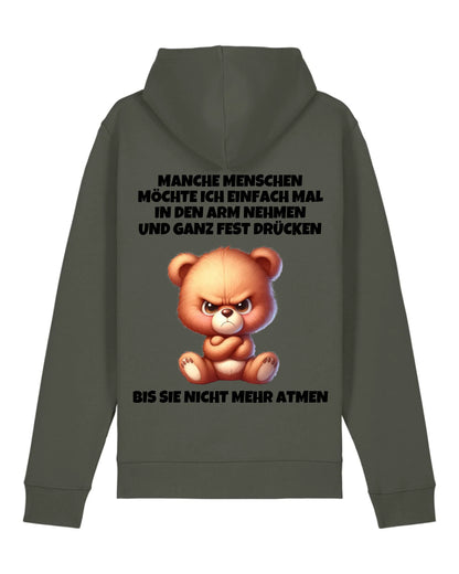 In den Arm nehmen - Organic Unisex Hoodie (personalisierbar) Drummer 2.0 Hoodie ST ST Khaki
