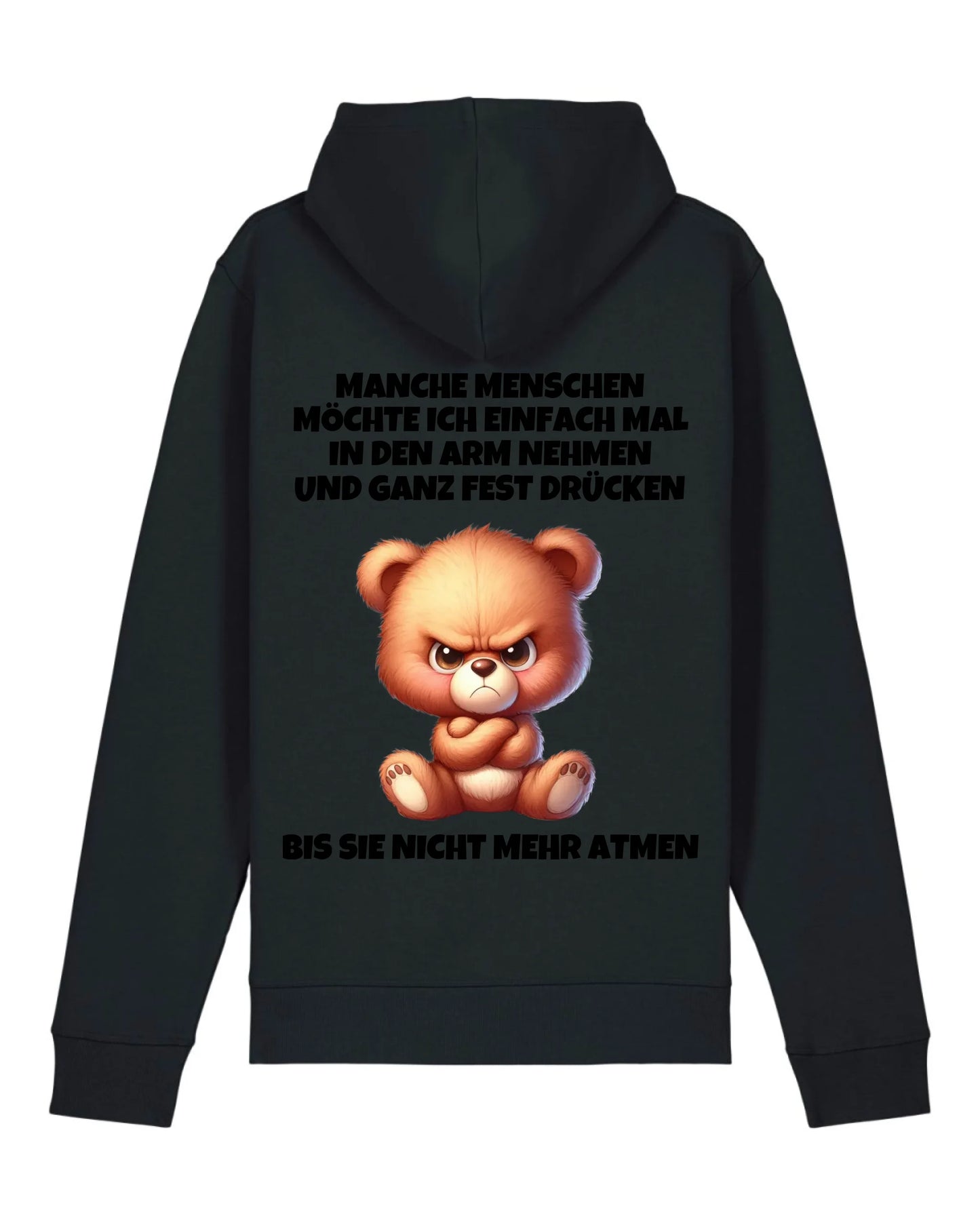 In den Arm nehmen - Organic Unisex Hoodie (personalisierbar) Drummer 2.0 Hoodie ST ST Black