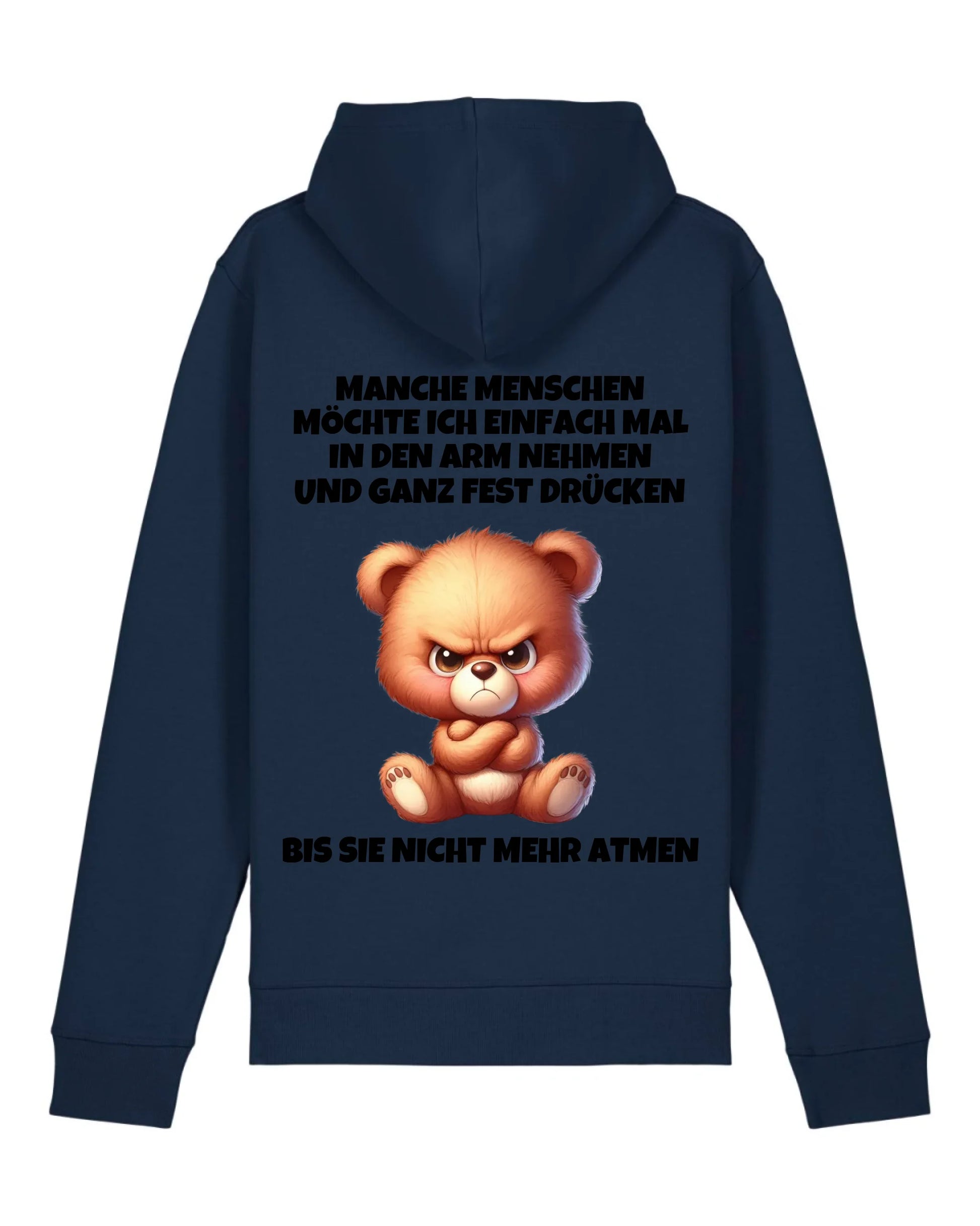In den Arm nehmen - Organic Unisex Hoodie (personalisierbar) Drummer 2.0 Hoodie ST ST French-Navy