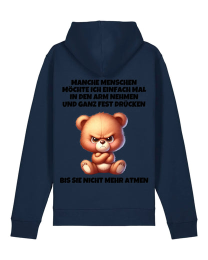 In den Arm nehmen - Organic Unisex Hoodie (personalisierbar) Drummer 2.0 Hoodie ST ST French-Navy