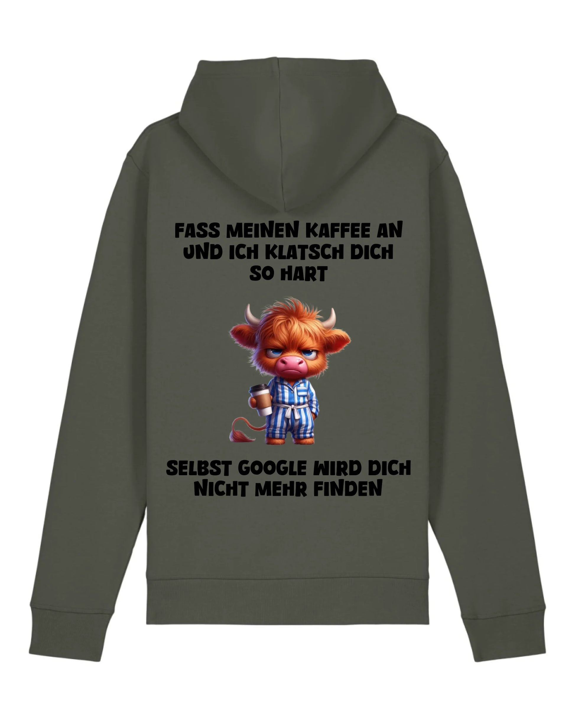 Fass meinen Kaffee an - Organic Unisex Hoodie (personalisierbar) Drummer 2.0 Hoodie ST ST Khaki