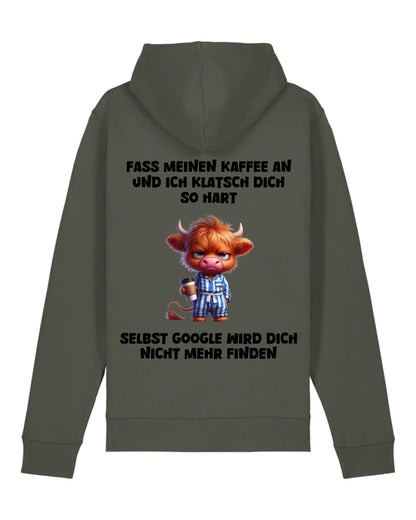 Fass meinen Kaffee an - Organic Unisex Hoodie (personalisierbar) Drummer 2.0 Hoodie ST ST Khaki