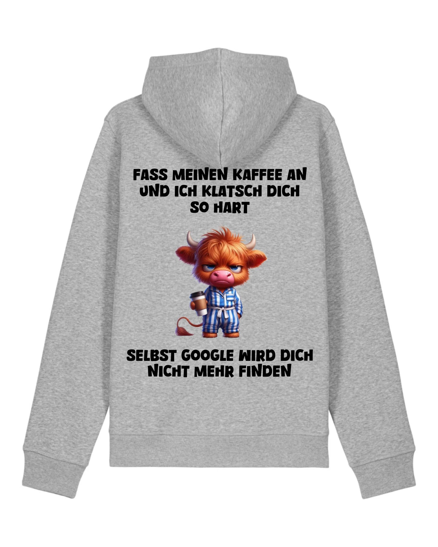 Fass meinen Kaffee an - Organic Unisex Hoodie (personalisierbar) Drummer 2.0 Hoodie ST ST Heather-Grey