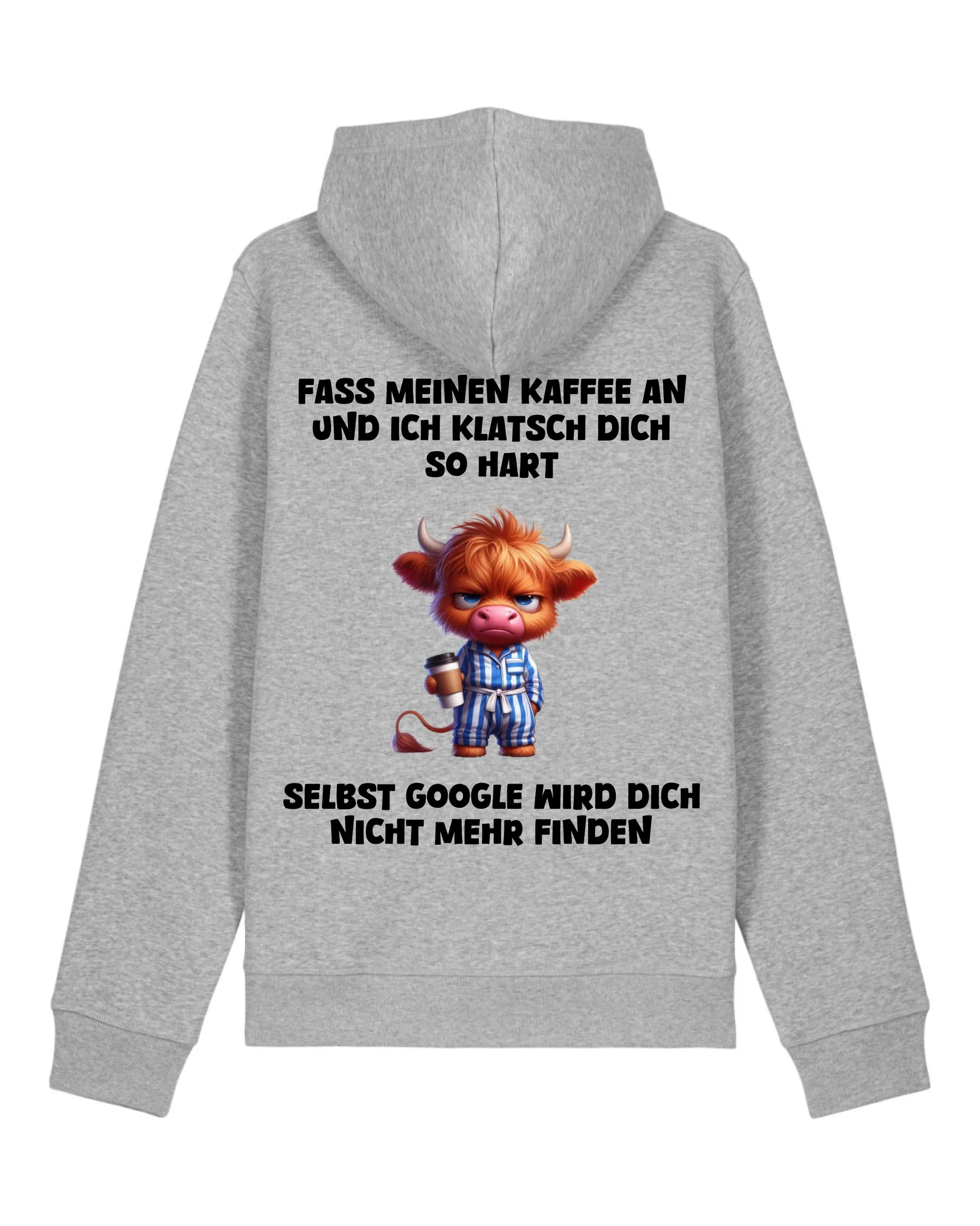 Fass meinen Kaffee an - Organic Unisex Hoodie (personalisierbar) Drummer 2.0 Hoodie ST ST Heather-Grey