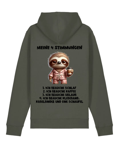 Meine 4 Stimmungen - Organic Unisex Hoodie (personalisierbar) Drummer 2.0 Hoodie ST ST Khaki