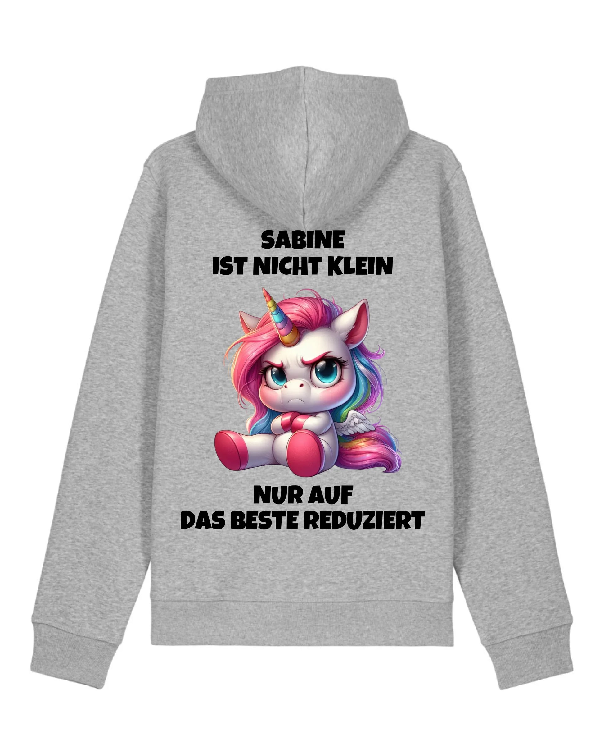 Nicht klein - Organic Unisex Hoodie (personalisierbar) Drummer 2.0 Hoodie ST ST Heather-Grey