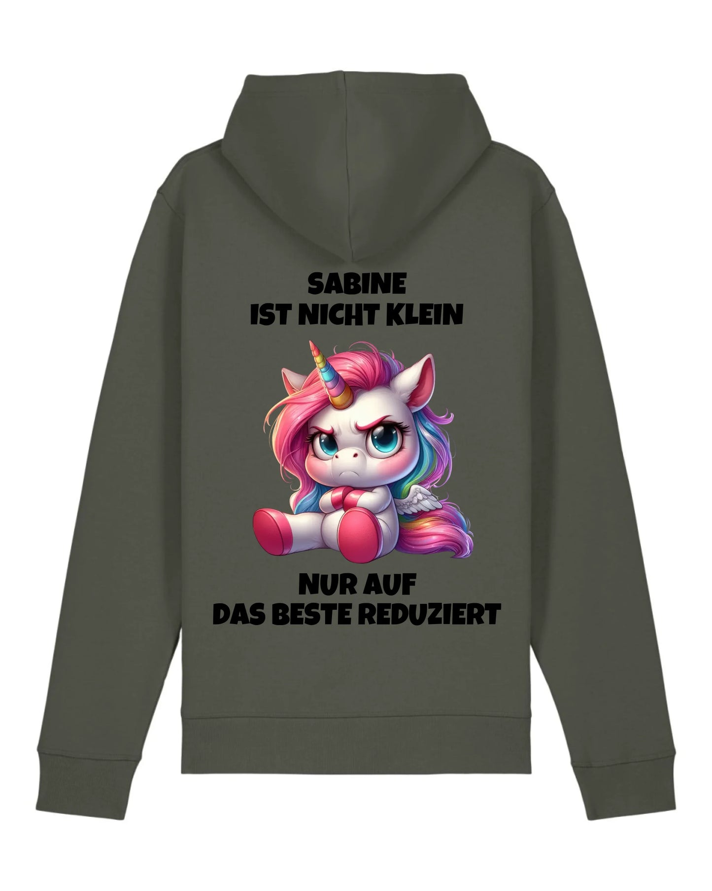 Nicht klein - Organic Unisex Hoodie (personalisierbar) Drummer 2.0 Hoodie ST ST Khaki