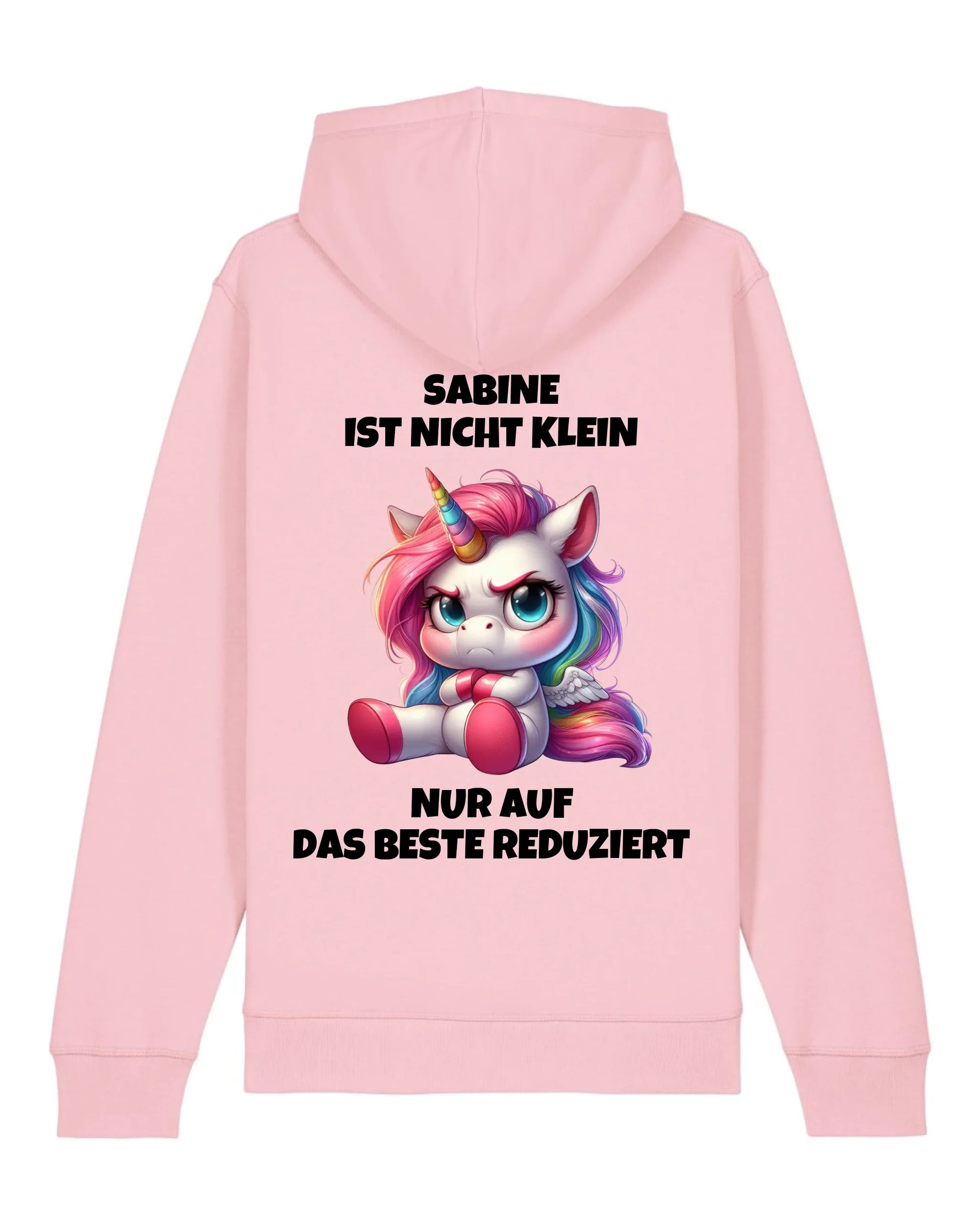 Nicht klein - Organic Unisex Hoodie (personalisierbar) Drummer 2.0 Hoodie ST ST Cotton-Pink