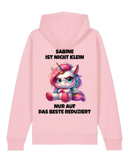 Nicht klein - Organic Unisex Hoodie (personalisierbar) Drummer 2.0 Hoodie ST ST Cotton-Pink