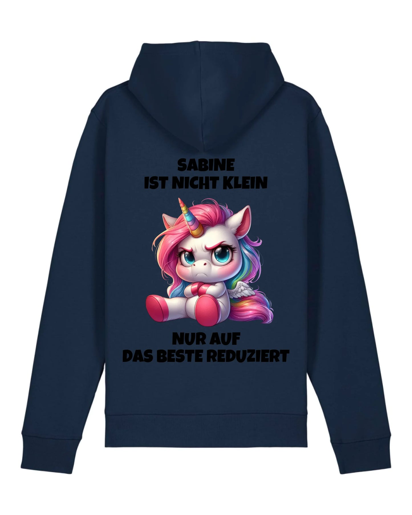 Nicht klein - Organic Unisex Hoodie (personalisierbar) Drummer 2.0 Hoodie ST ST French-Navy