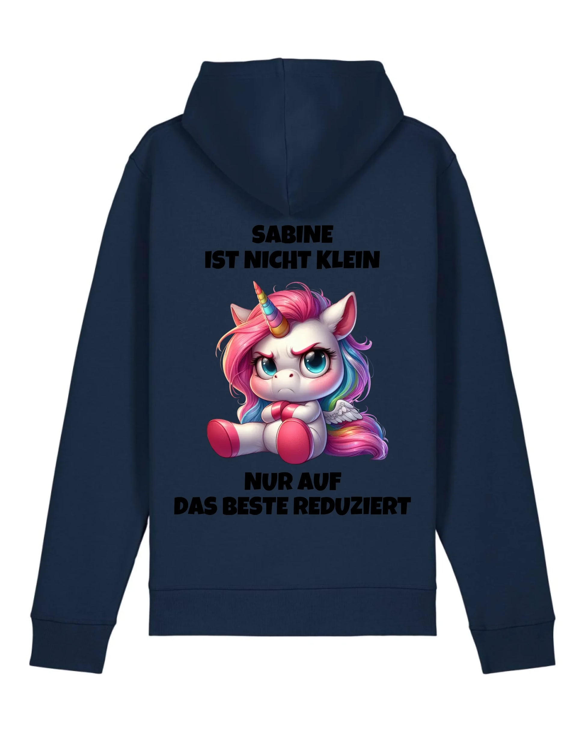 Nicht klein - Organic Unisex Hoodie (personalisierbar) Drummer 2.0 Hoodie ST ST French-Navy