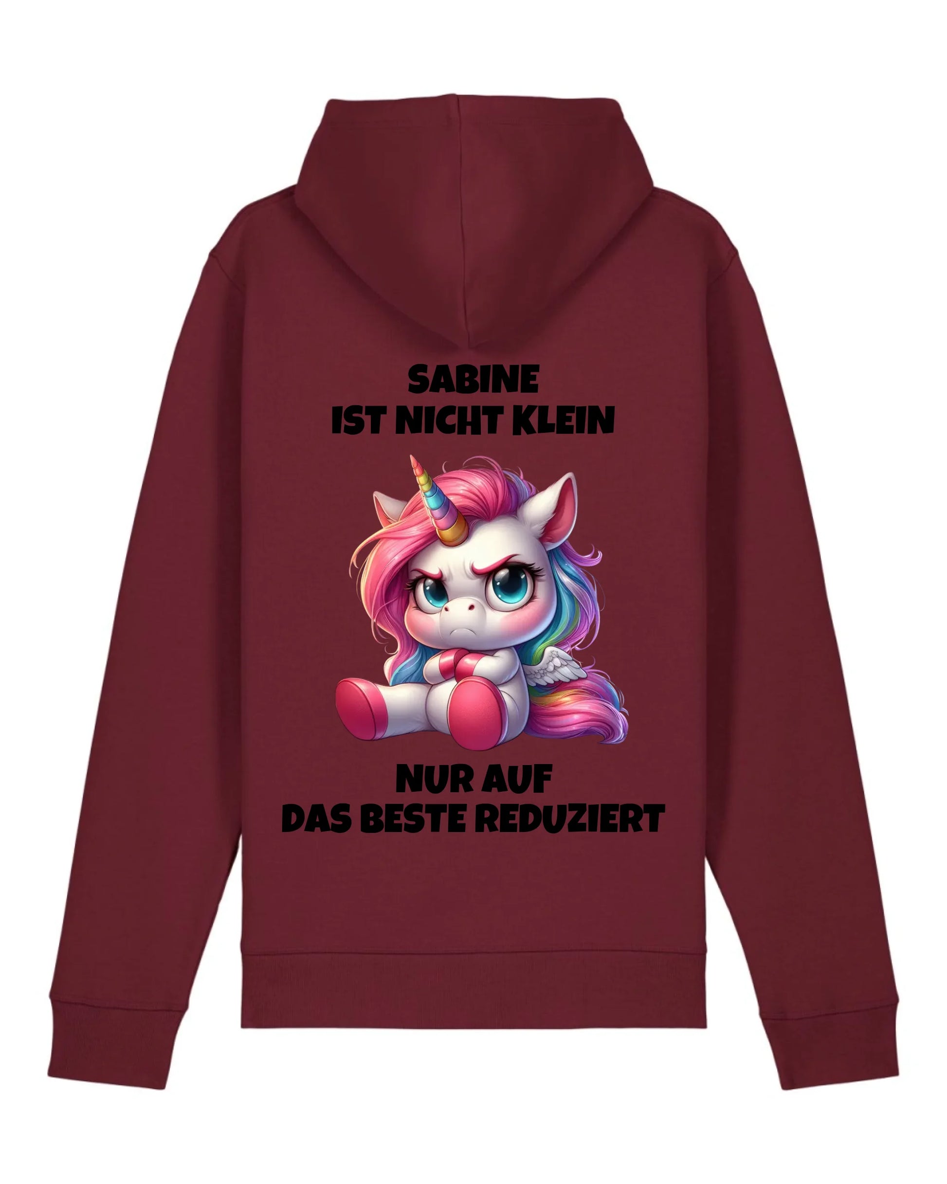 Nicht klein - Organic Unisex Hoodie (personalisierbar) Drummer 2.0 Hoodie ST ST Burgundy