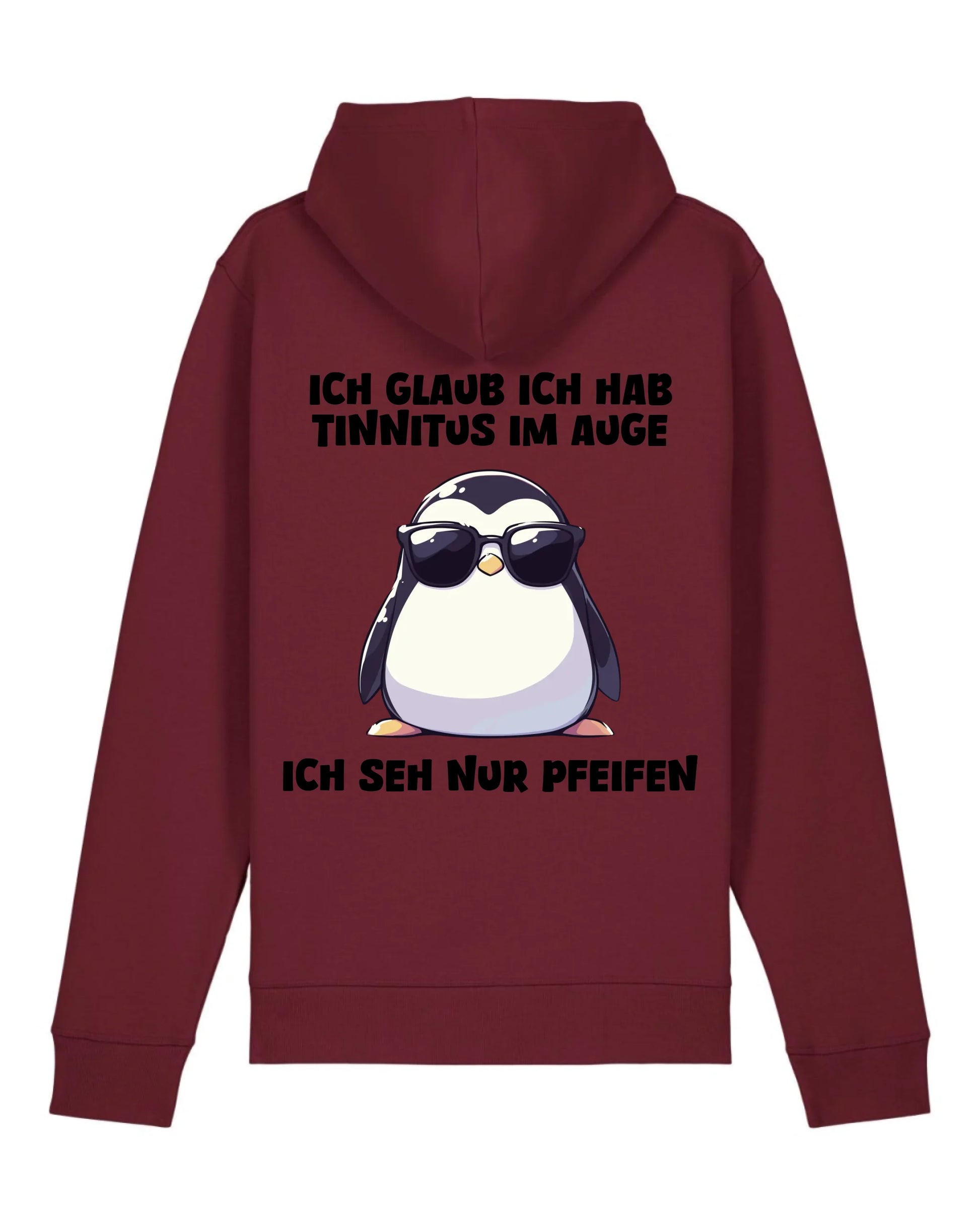 Tinitus - Organic Unisex Hoodie (personalisierbar) Drummer 2.0 Hoodie ST ST Burgundy